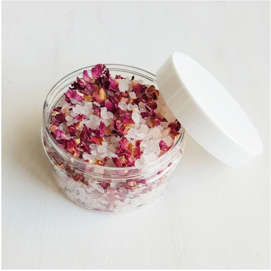 Pink blossom bath soak