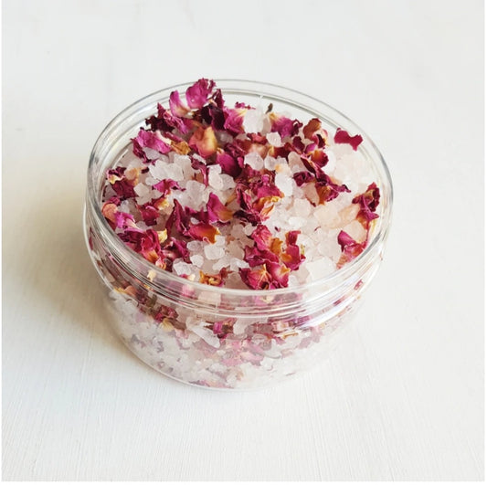 Pink blossom bath soak